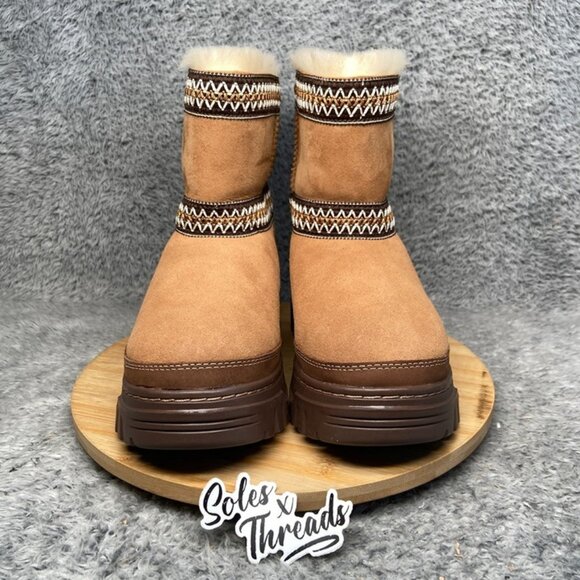 UGG Classic Mini TrailGazer Boot Sizes 6-8 Women Chestnut 1158322 - Picture 3 of 6